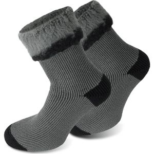 Polar Husky - Extrem Hot - Sokken - Grijs/Zwart