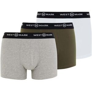 WESTMARK LONDON Boxershorts  grijs gemêleerd / kaki / zwart / wit