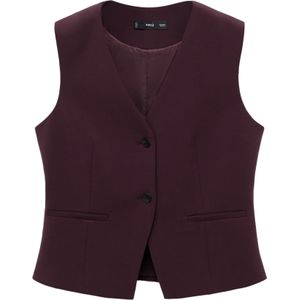 MANGO Gilet 'EMMA'  bourgogne