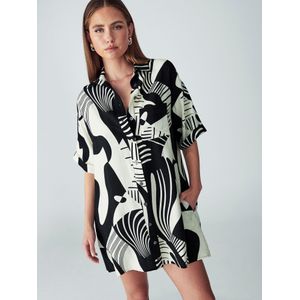 St MRLO Blousejurk 'Nessa'  zwart / wit