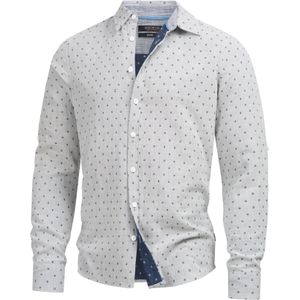 INDICODE JEANS Overhemd ' Joffrey '  blauw / offwhite