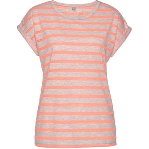 BENCH Shirt  beige / lichtoranje