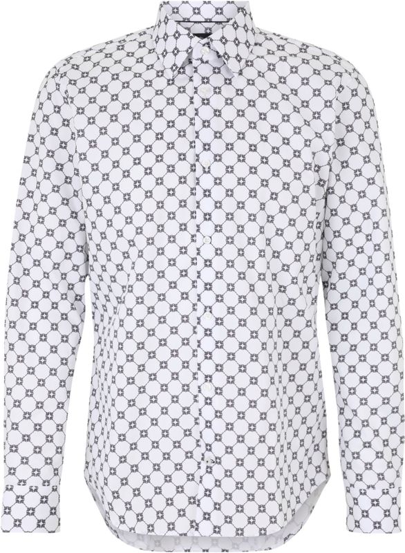 Joop! - Graphic Cornflower Shirt - Overhemd - Veelkleurig - Katoen