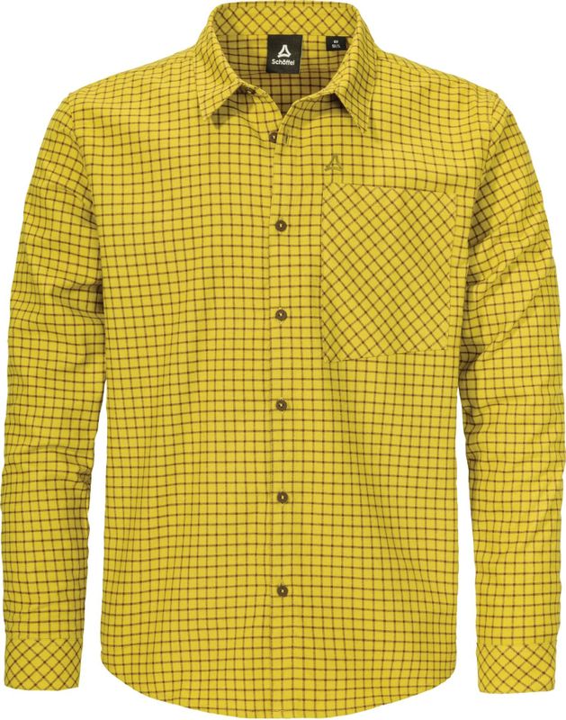 Schöffel - Hiking Shirt Style Boyoma MNS - Geel - Outdooroverhemd - Lange Mouwen