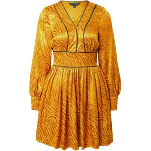Dorothy Perkins Jurk  goudgeel / zwart