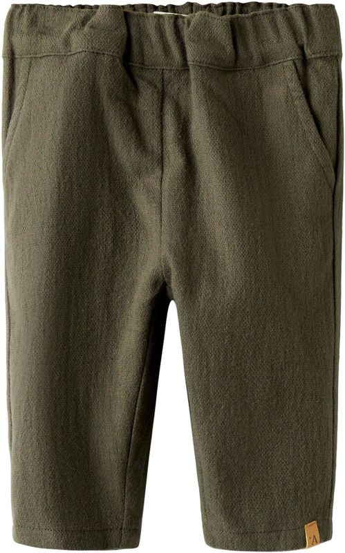 Broek - Regular Fit - Geweven Stof - Zakken - Verstelbare Taille