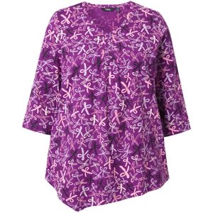 Ulla Popken Shirt  pruim / lichtlila