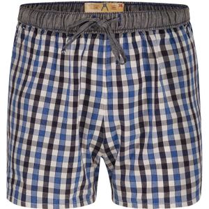 Luca David Pyjamabroek 'Olden Glory'  blauw / grijs / zwart / wit
