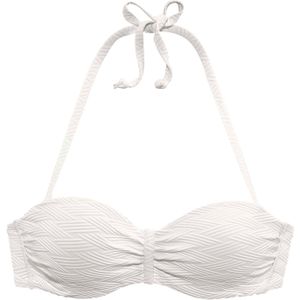Sunseeker - Loretta - Beugelbikinitop - Wit - Gestructureerd - Gewatteerd