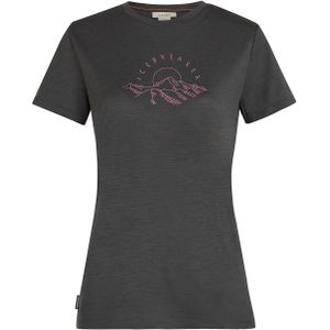 Icebreaker - Merino 150 Tech Lite - T-shirt - Zwart - Korte Mouwen