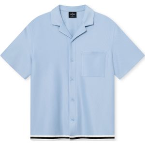 Johnny Urban Overhemd 'Parker'  hemelsblauw / zwart / wit