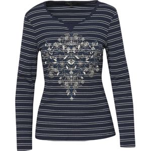 KOROSHI Shirt  navy / zilver