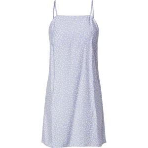 EDITED Jurk 'Brielle'  lichtlila / wit