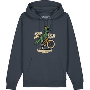 Watapparel Sweatshirt 'T-Rex Fahrrad'  antraciet / gemengde kleuren