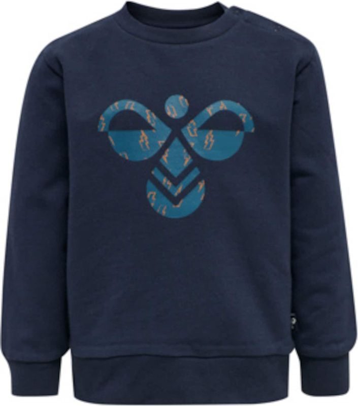 Hummel Sweatshirt 'CITRUS'  blauw / donkerblauw / oranje