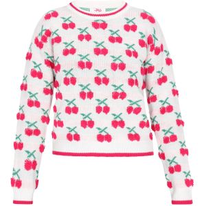 MYMO Trui  spar / rood / wit