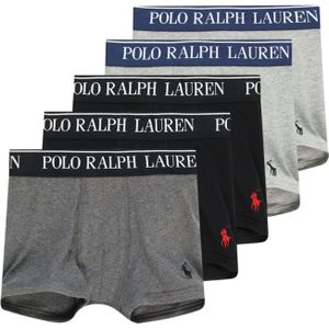Polo Ralph Lauren - Onderbroek - Lichtgrijs Donkergrijs Zwart Wit - 5 Pack