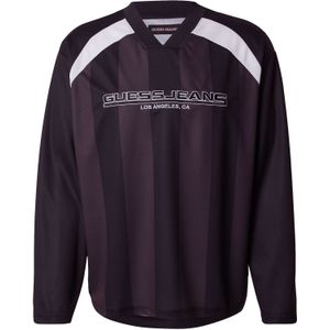 GUESS JEANS Shirt  antraciet / zwart / wit