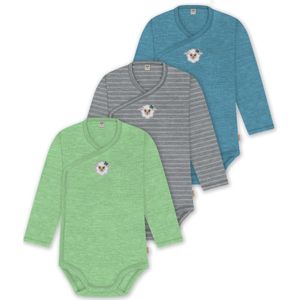 normani Rompertje/body  beige / blauw / grijs / groen / wit