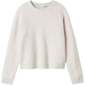 NAME IT - NKFOLINE - Trui - Wit gemêleerd