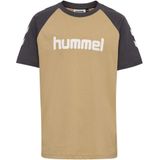 Hummel - Functioneel Shirt - Camel - Donkergrijs