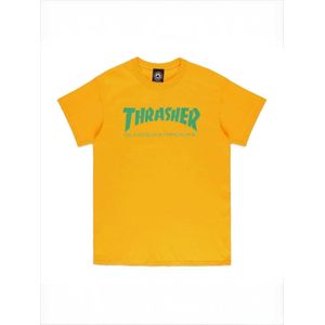 THRASHER Shirt 'SKATE MAG T-SHIRT'  goud