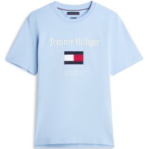 TOMMY HILFIGER Shirt  marine / lichtblauw / rood / wit