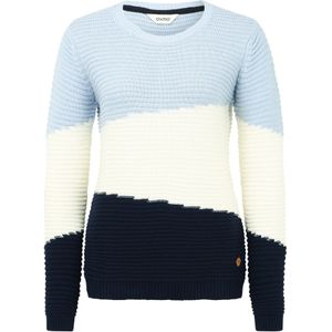 Oxmo Trui 'Olma'  navy / lichtblauw / wit