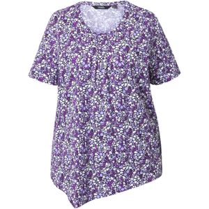 Ulla Popken Shirt  sering / lichtlila / donkerlila / wit