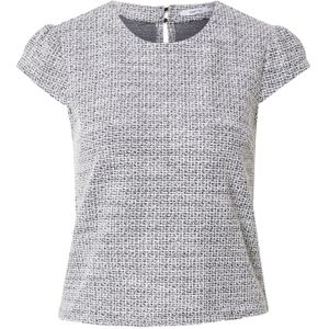 ABOUT YOU Shirt 'Selma'  zwart / zilver / wit