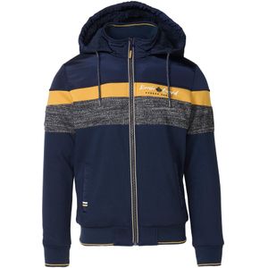 KOROSHI Sweatvest  navy / geel / grijs