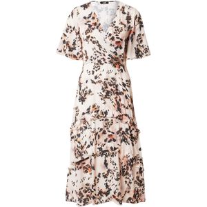 Wallis Jurk  nude / karamel / oranje / zwart