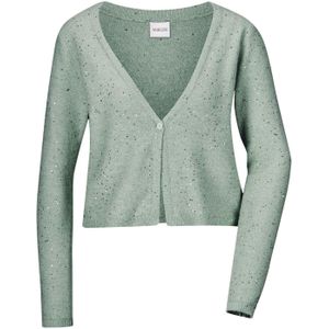 MADELEINE Gebreid vest  lichtgroen
