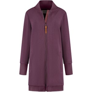 MGO - Rosan - Halflang Outdoorvest - Paars - Fleece