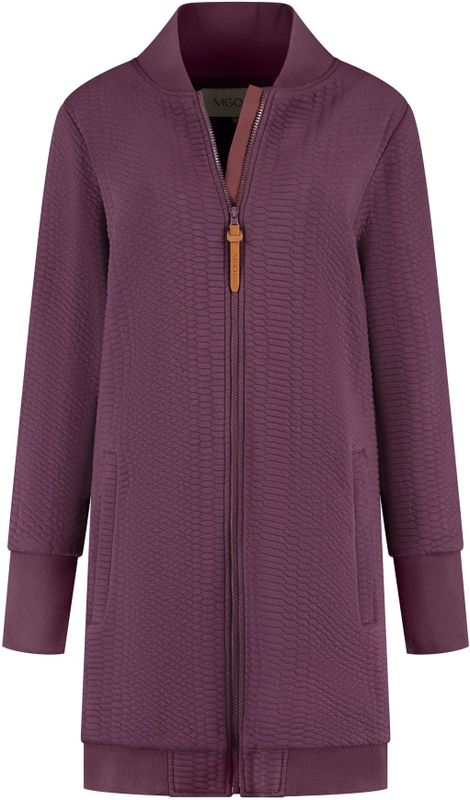 MGO - Rosan - Halflang Outdoorvest - Paars - Fleece