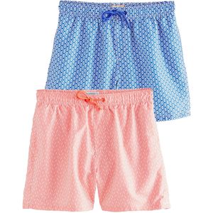 Next Zwemshorts  blauw / lichtroze / wit