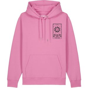 Watapparel Sweatshirt 'Tarot The Sun'  rosa / zwart