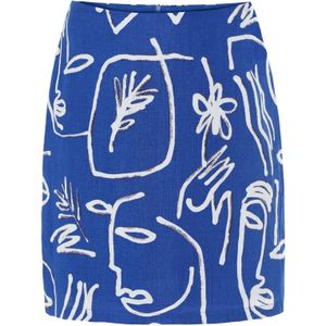 TATUUM Rok 'GERDIS 1'  blauw / wit