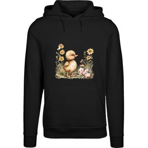 F4NT4STIC Sweatshirt 'Niedliche Enten Ostereier'  lichtgeel / grasgroen / zwart