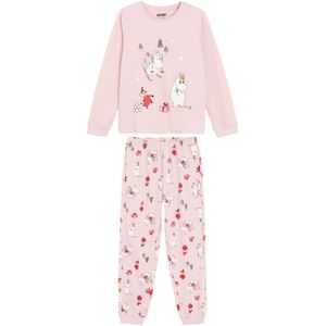 Cool Club Overall  rosa / rood / wit
