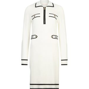 Liu Jo Gebreide jurk  zwart / wit