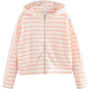 Next Sweatvest  ecru / lichtrood