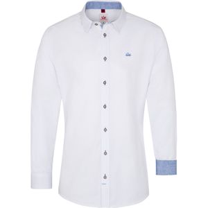 SPIETH & WENSKY Klederdracht overhemd 'Frisco'  blauw / wit