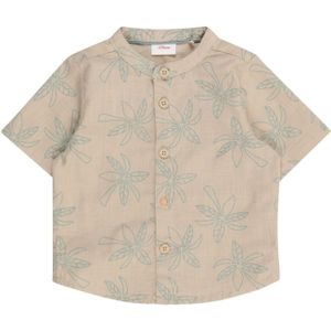 s.Oliver - Hemd - Gedessineerd - Katoen - Korte Mouwen