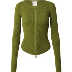 ABOUT YOU x Laura Giurcanu Gebreid vest  olijfgroen