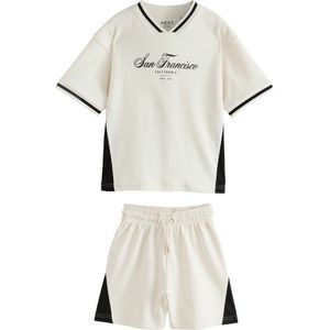 Next Set  ecru / zwart