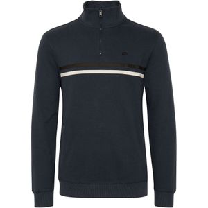 BLEND Sweatshirt 'JANNES'  blauw / wit