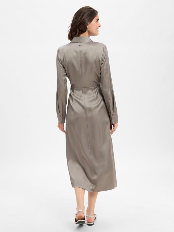 Marc Cain - Midi-jurk - Viscosemix - V-hals