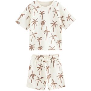 Next Set  bruin / wit