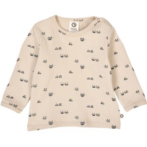 Müsli by GREEN COTTON Shirt  beige / donkergrijs